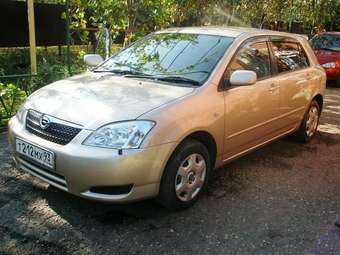 2002 Toyota Corolla Runx For Sale