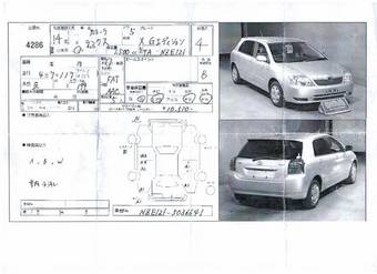 2002 Toyota Corolla Runx Photos