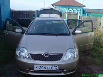 2002 Toyota Corolla Runx Pictures