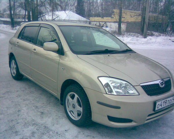Toyota corolla runx 2003