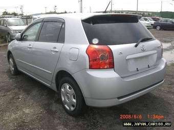 Toyota corolla runx 2005