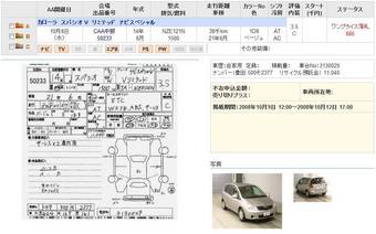 2002 Toyota Corolla Spacio Photos