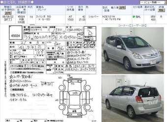 2004 Toyota Corolla Spacio For Sale