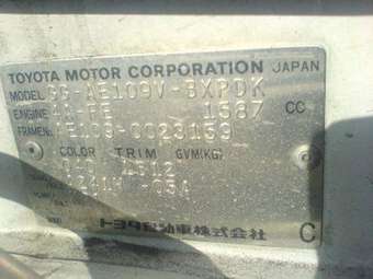 Toyota Corolla Wagon
