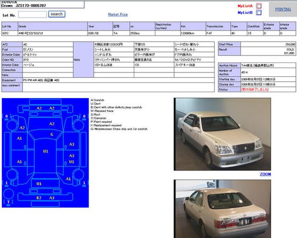 2000 Toyota Crown