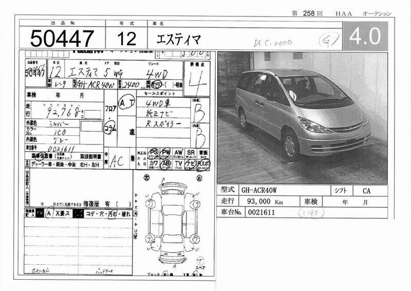 2000 Toyota Estima Photos