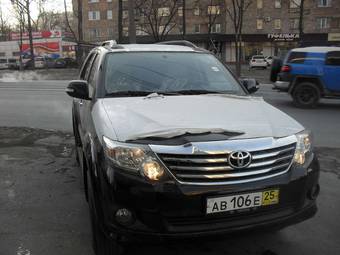 2012 Toyota Fortuner Wallpapers