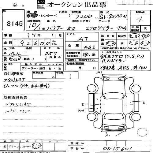 1998 Toyota Harrier Pictures