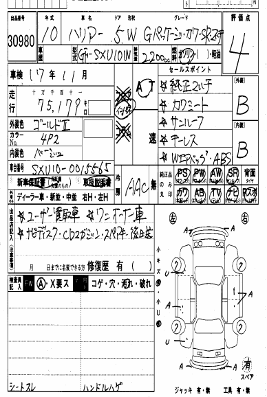 1998 Toyota Harrier Pictures