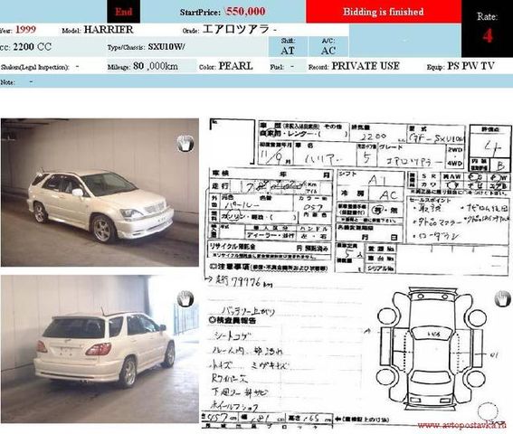 1999 Toyota Harrier