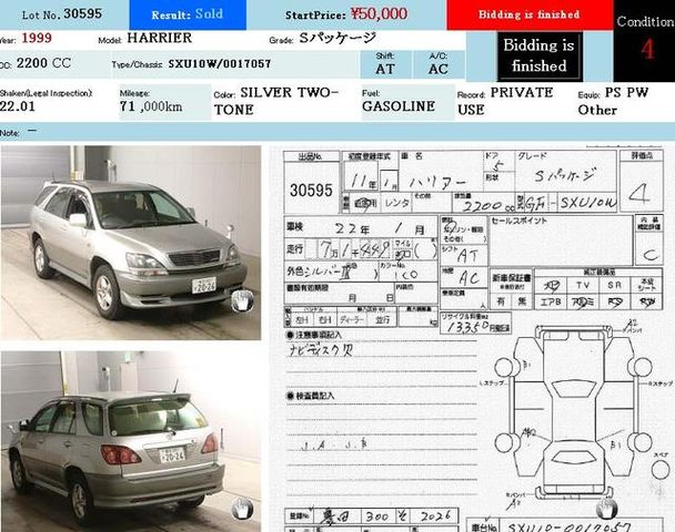 1999 Toyota Harrier