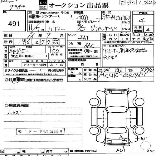 1999 Toyota Harrier Pictures