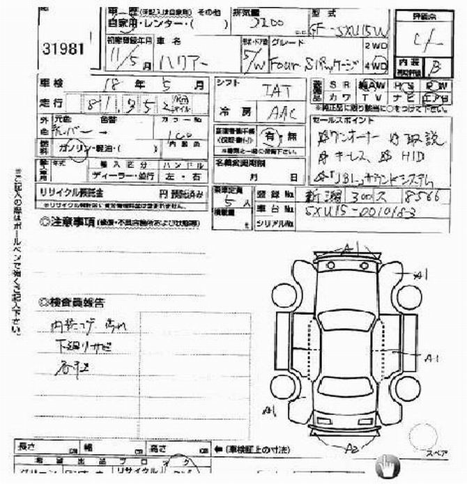 1999 Toyota Harrier Photos
