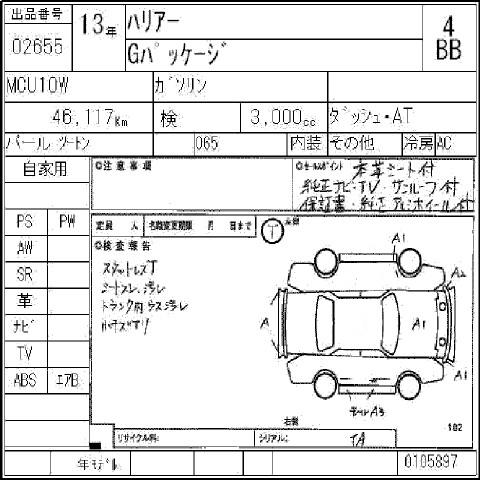 2001 Toyota Harrier