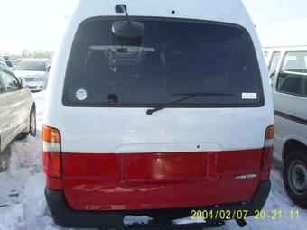 2002 Toyota Hiace For Sale