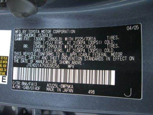 2005 Toyota Highlander