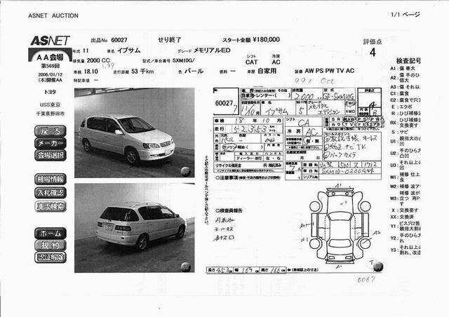 1999 Toyota Ipsum Pictures