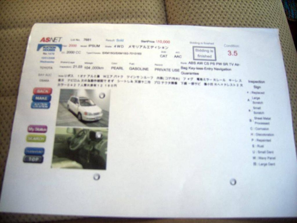 2000 Toyota Ipsum