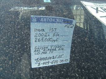 2002 Toyota ist Pictures