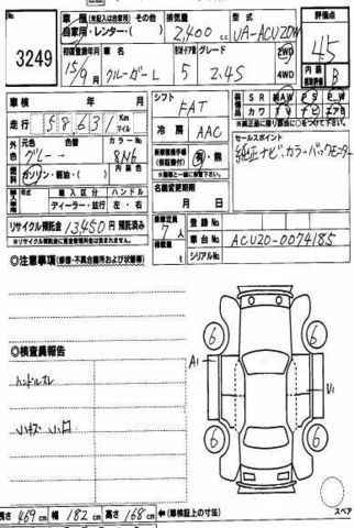 2003 Toyota Kluger V