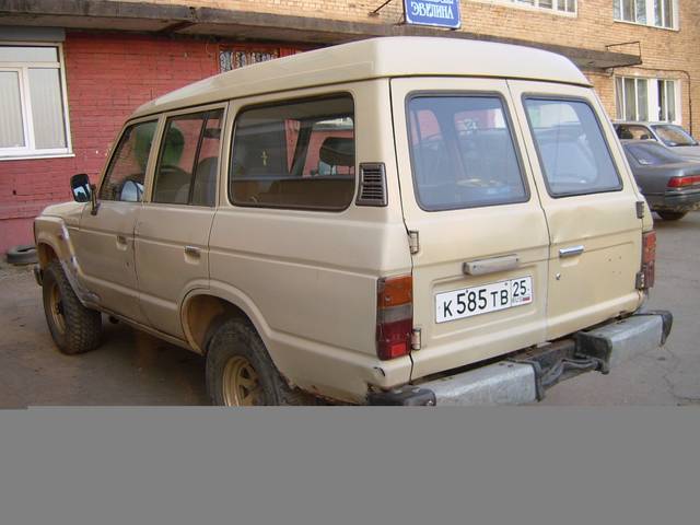 1989 Toyota Land Cruiser