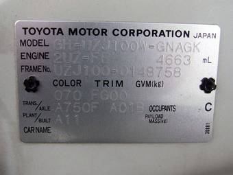 2004 Toyota Land Cruiser Images