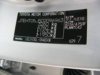 2006 Toyota Land Cruiser Pictures