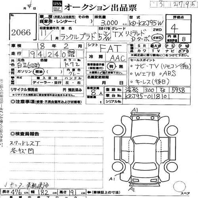 1999 Toyota Land Cruiser Prado Photos