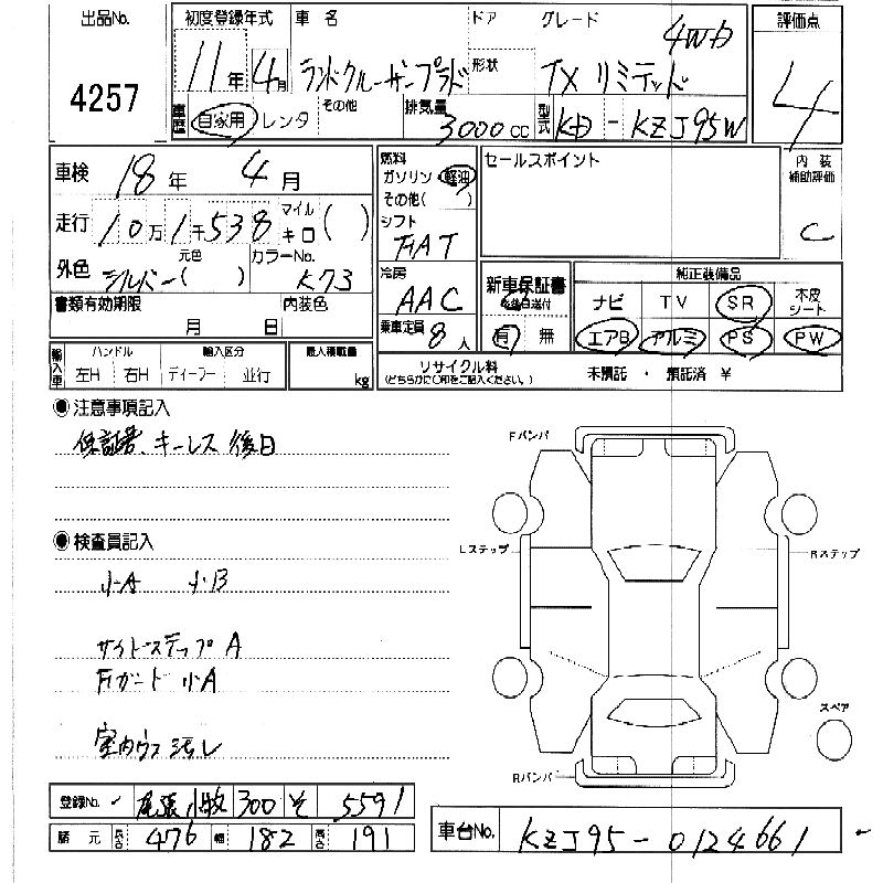 1999 Toyota Land Cruiser Prado Photos