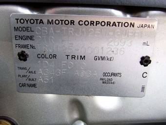 2004 Toyota Land Cruiser Prado Pictures