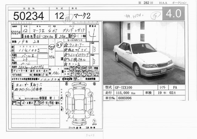 1999 Toyota Mark II Photos