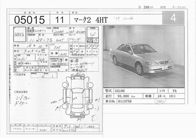 1999 Toyota Mark II Photos