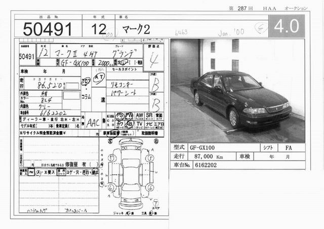 2000 Toyota Mark II Pictures