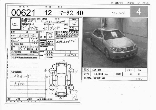 2000 Toyota Mark II Wallpapers