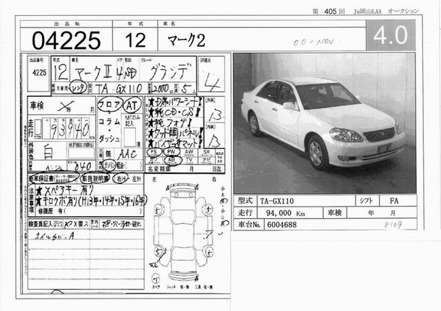2000 Toyota Mark II Photos