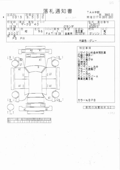 2001 Toyota Mark II Photos