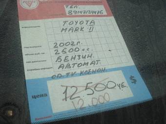 2002 Toyota Mark II Photos