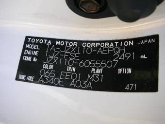 2004 Toyota Mark II Photos