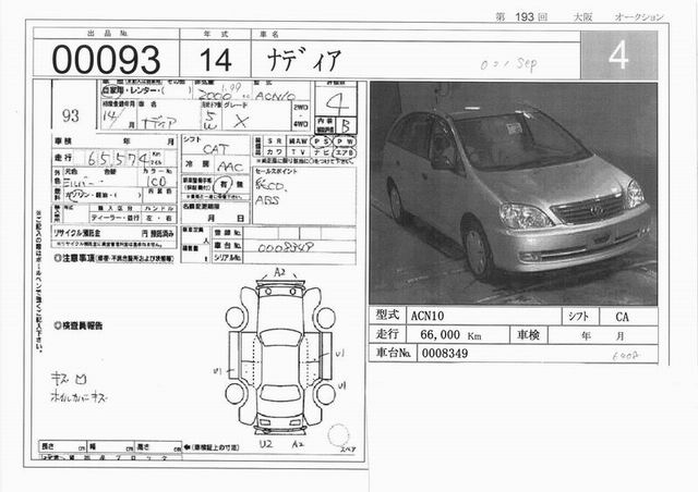 2002 Toyota Nadia Pictures