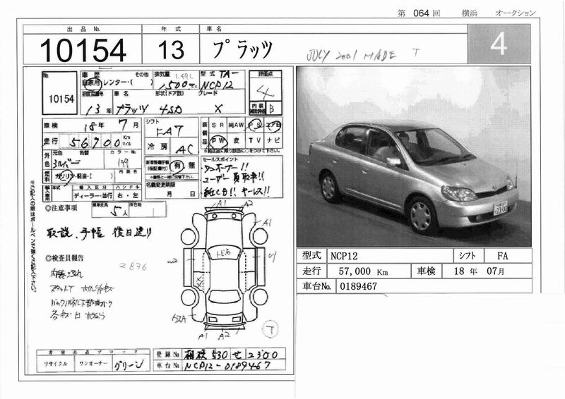 2001 Toyota Platz Pictures