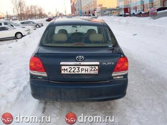 2002 Toyota Platz For Sale