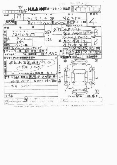 1999 Toyota Progres Pictures