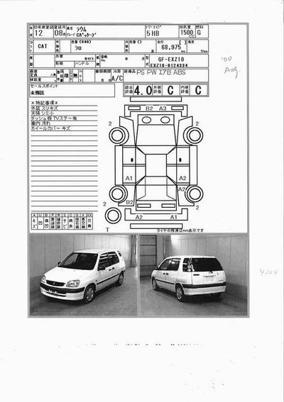 2000 Toyota Raum Pictures