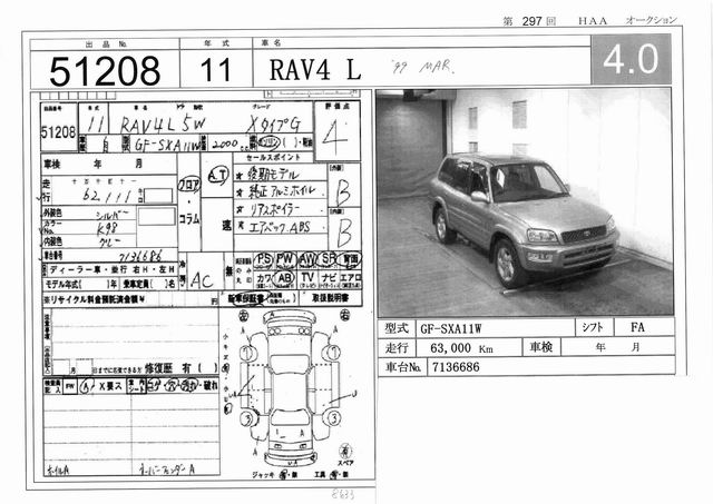 1999 Toyota RAV4 For Sale