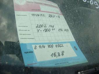 2002 Toyota RAV4 Pictures