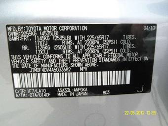 2010 Toyota RAV4 Photos