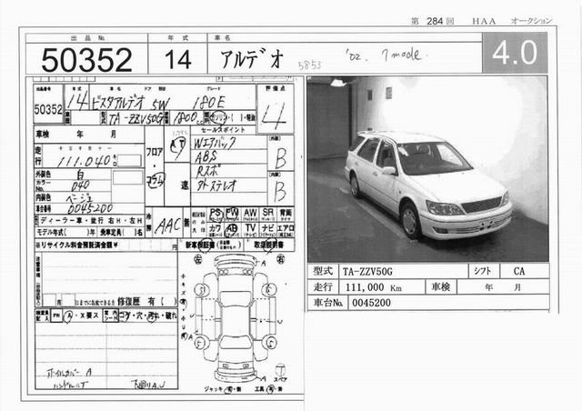 2002 Toyota Vista Ardeo Pictures