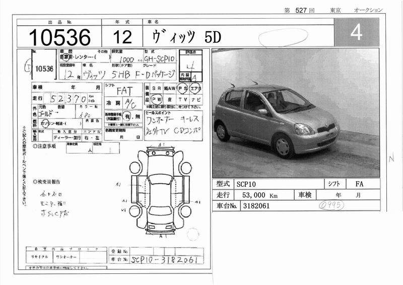 2000 Toyota Vitz Photos