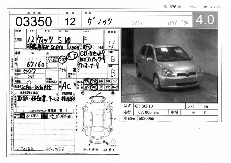 2000 Toyota Vitz Photos