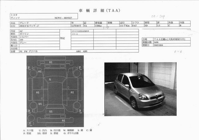 2000 Toyota Vitz Pictures